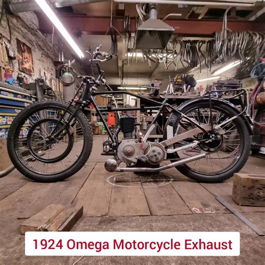 Part 4 of me making an Exhaust system for a rare 1924 Omega Motorcycle. 😁👍 There was more footage than I thought, so I'll have to do a part five to show the finished system. #vintagemotorcycle #Motorcycle #moto #vintage #motovintage #welding #sheetmetal #fabrication #custom | Raysons Exhausts
