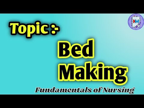 Bed Making || Fundamentals of Nursing || GNM 1st Year Students