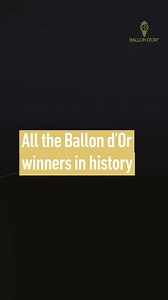 🏆 They're all our Ballon d'Or winners since 1956! Who will win the 2023 Ballon d'Or? #ballondor | Ballon d'Or