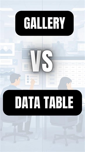 Gallery vs Data Table Explained #powerappsportals #dataverse #pwerapp #powerplatform