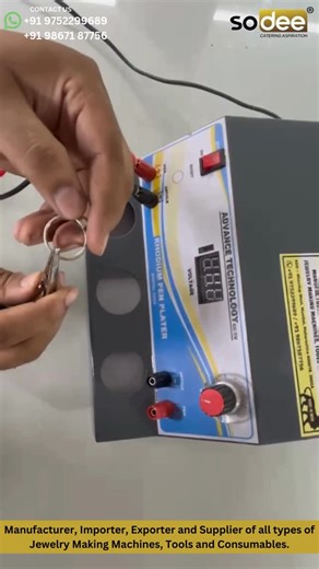 𝐒𝐎𝐃𝐄𝐄 𝐉𝐄𝐖𝐄𝐋𝐓𝐄𝐂𝐇 on Instagram: "✨ Rhodium Pen Plating Machine | Working Process Watch how a Rhodium Pen Plating Machine works step-by-step to restore shine and add a premium rhodium finish. 💎 This process is ideal for spot plating, touch-ups, repairs, and detailing on jewelry and metal surfaces. Easy to use, precise, and perfect for professionals and beginners in jewelry plating. ✨🔧 From surface preparation to final plating — clean, activate, plate, and polish for a flawless mirro