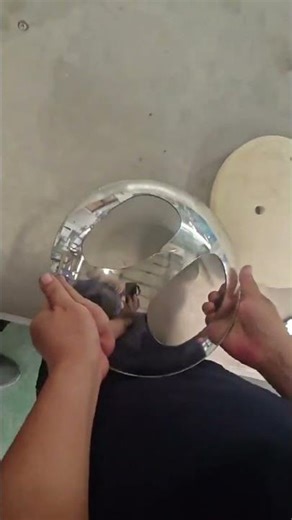 Deep convex mirror cnc glass cutting machine #carmirrorcuttingmachine #cnccuttingmachine #glasscnc