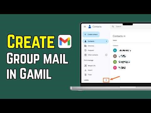 Gmail Group Email Not Working? FIXED! (Create Contact Group 2026)