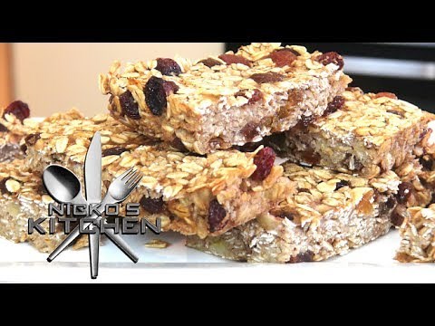 Banana & Oat Slice (No added sugar) - Healthy Recipe