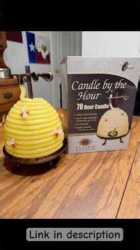 This Candle Turns Itself Off | Candle by the Hour 70-Hour Beehive Beeswax Candle Review