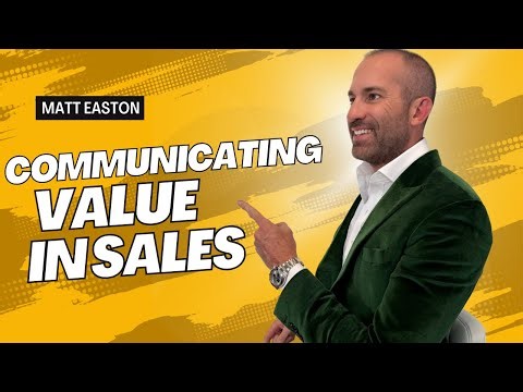 Communicating Value in Sales