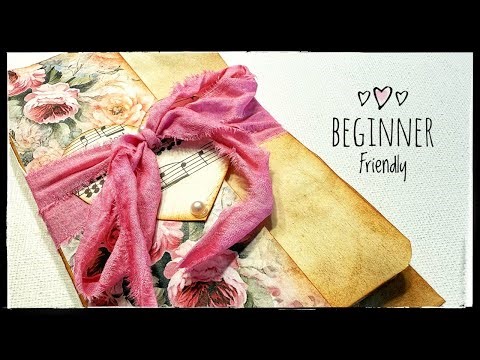 Easy Envelope Journal - Tutorial - Journal Making - Beginner Friendly