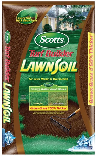 Scotts Turf Builder LawnSoil, 1 cu. ft., Contains Fertilizer