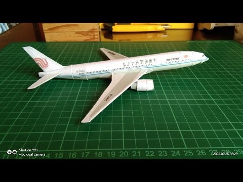 Air China B777-200 (B-2065) Papercraft Model Papercraft Model 🇨🇳