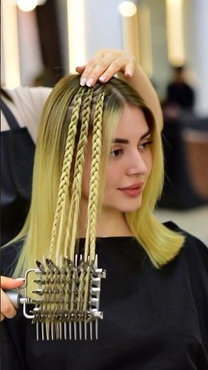 hair braiding using hair braiding machine #braidhairstyles #hairstyle #hair #braidmaids