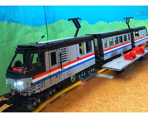 LEGO MOC-38246 Technic train (Train > RC Train 2019)