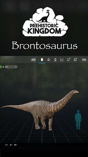 Brontosaurus in #prehistorickingdom