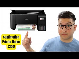 Sublimation Printer for under $200 - Beginner Tutorial