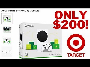 XBOX SERIES S HOLIDAY CONSOLE NOW $200 AT TARGET! (BLACK FRIDAY 2022) #microsoft #xbox #target