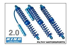King 2.0 Coilover Shocks - Custom Tuned