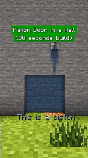 Best Hidden Piston Door for Minecraft Java & Bedrock