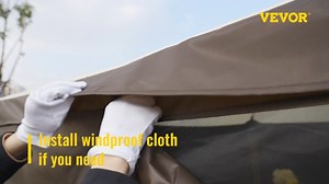 Watch How to install the VEVOR 6-Sided Screen Tent Canopy Shelter? on Amazon Live