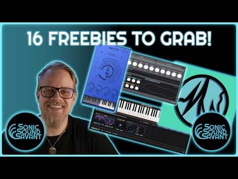 16 FREE PLUGINS and some great deals from PluginBoutique!!