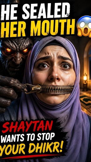 Shaytan Sealed Her Mouth During Dhikr | Islamic Reminder