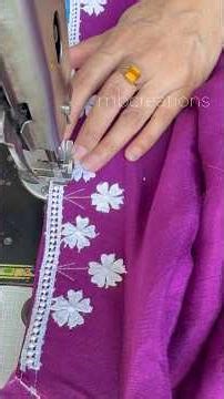 Beautiful salwar pahuncha design with laces #fashion #stitching #salwardesign #ideas #sleevesdesign