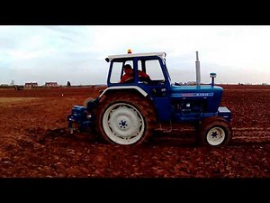 1976 Ford 4100 3.0 Litre 3-Cyl Diesel Tractor (52HP) With Ransomes Plough