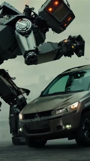 Robot Crushes Car