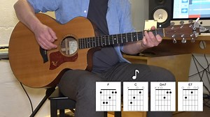 Moon River - Acoustic Guitar - Frank Sinatra - Original Vocal Track - Chords