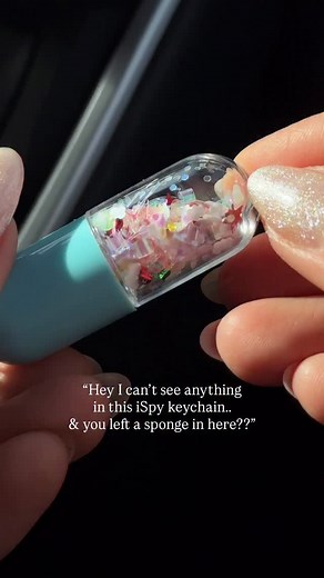 33K views · 6.8K reactions |  Find the hidden mini red tree car refreshener in this Car Wash themed iSpy Chill Pill Keychain! 﫧  Too many suds making it difficult to see? Take your magnetic detachable charm 鱗 & clean off the clear part with the mini sponge that’s trapped inside! 什﫧識 | Chill Pill Charms | Facebook