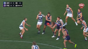 What an incredible finish to an absolute belter of a game! Catch the last two minutes of Geelong v Fremantle, thanks to Kennedy. | AFL