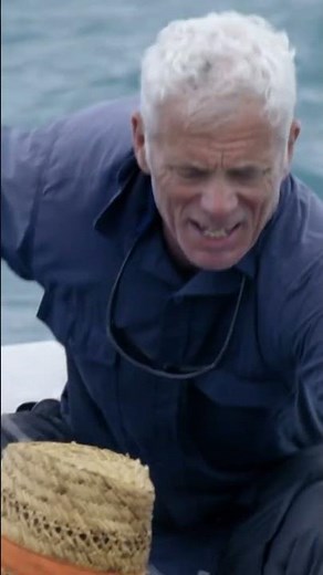 The shark bit a hole in the boat! 😱