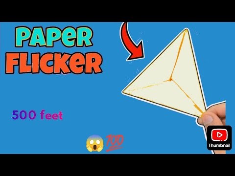 How to Make a Paper Flicker | Paper Craft 🤩#shorts
