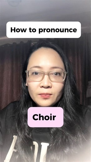 How to pronounce CHOIR #EnglishDallia #daretospeak #englishlearning #englishspeaking #pronunciation #lớp_học_không_tưởng #làm_chủ_phát_âm #tiếng_anh_chủ_động #everdayenglish300 | Thu Nguyen