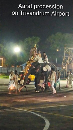a procession which stop Airport operation