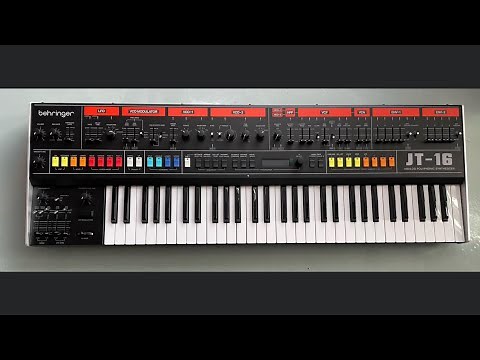 New Synth! Behringer JT-16! Roland Jupiter-8 clone!