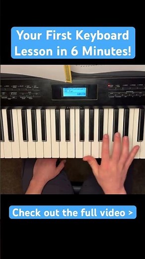 Your First Keyboard Lesson! #keyboard #pianolessons #pianolessonsforbeginners #pianotutorial