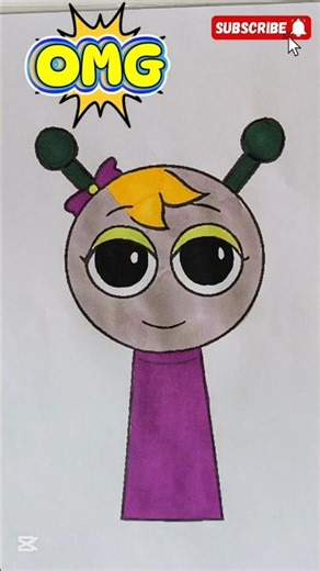 Meet Luma 👽💜 | Cute Alien Girl Drawing #originacharacter #art #sprunki