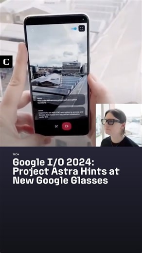 Google’s demo of Project Astra, it’s new AI identification tool for your phone or a set of AI glasses, has us thinking 👀 #googleio #ai #googleglass #tech #google | CNET