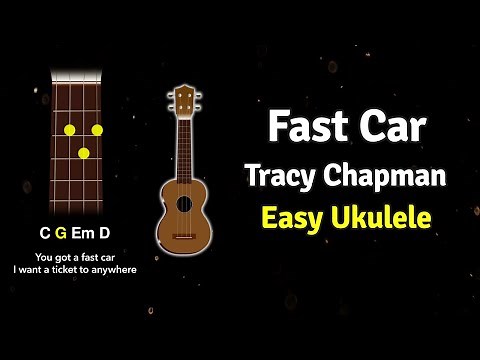 How to play Fast Car by Tracy Chapman on Ukulele | Ukified
