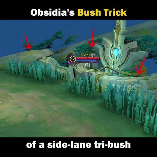 Obsidia’s Secret Bush Trick #MLBB #mobilelegends #PHMIL