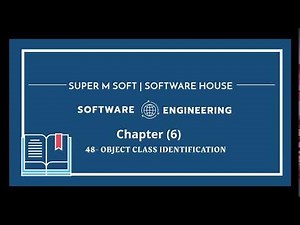 Software Engineering | Chapter 6 - L3 Object class identification