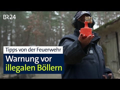 Pyrotechnik: Feuerwehr warnt vor illegalen Böllern | BR24