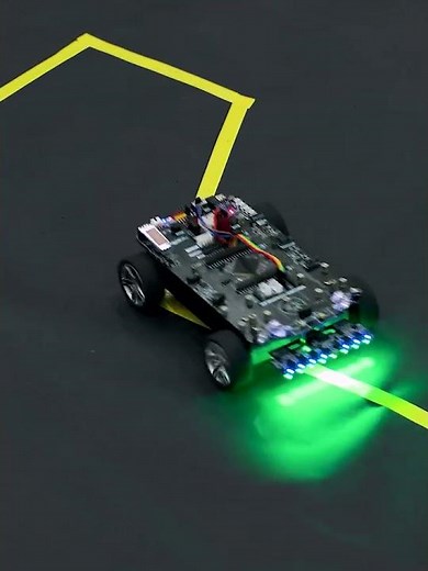 8 channels of high‑sensitivity infrared detection — perfect for line following challenges!