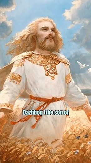 The Slavic Fire God Who Gave Humanity Warmth 🔥 | Dazhbog Mythology Facts #slavicmythology