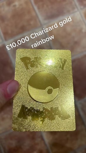 Rare £10,000 Charizard Gold Rainbow Pokemon Card Value Revealed!