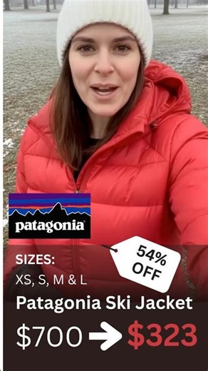 This $699 Ski Jacket Is $323 Today 👀 #patagonia #skigear #skiing