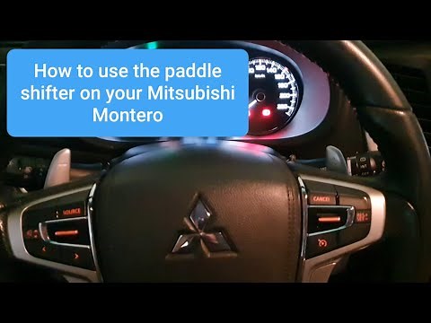 How to use the paddle shifter of your Mitsubishi Montero