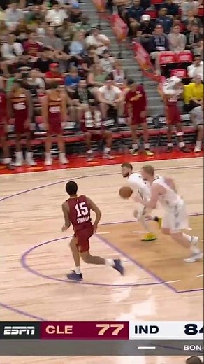 Defense to Offense 💨 Jalen Slawson Swats it and Yuki Kawamura Lays it in on the Other End