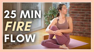 25 min Fire Element Yoga Flow - Core, Twists & Breathwork