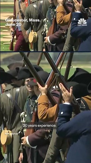 Hundreds participate in Revolutionary War reenactment in Gloucester, Mass.
