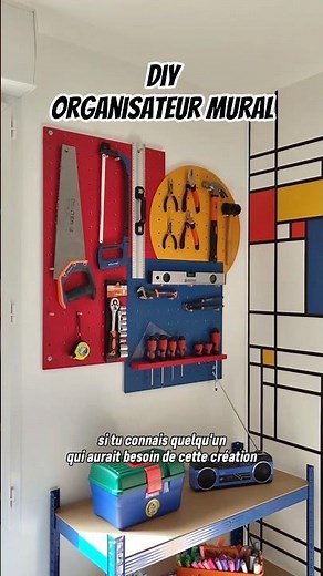 DIY organisateur mural ⚒️ Organisation d’outils et gain de place !